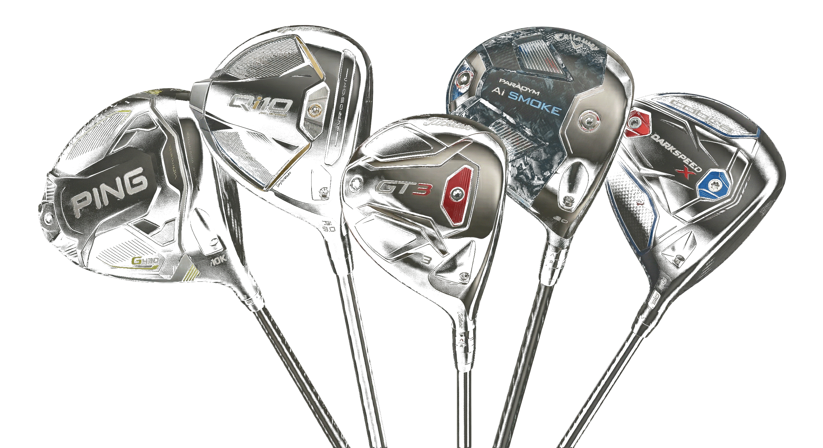 Drivers & woods collection — PING, TaylorMade, Titleist, Callaway, Cobra